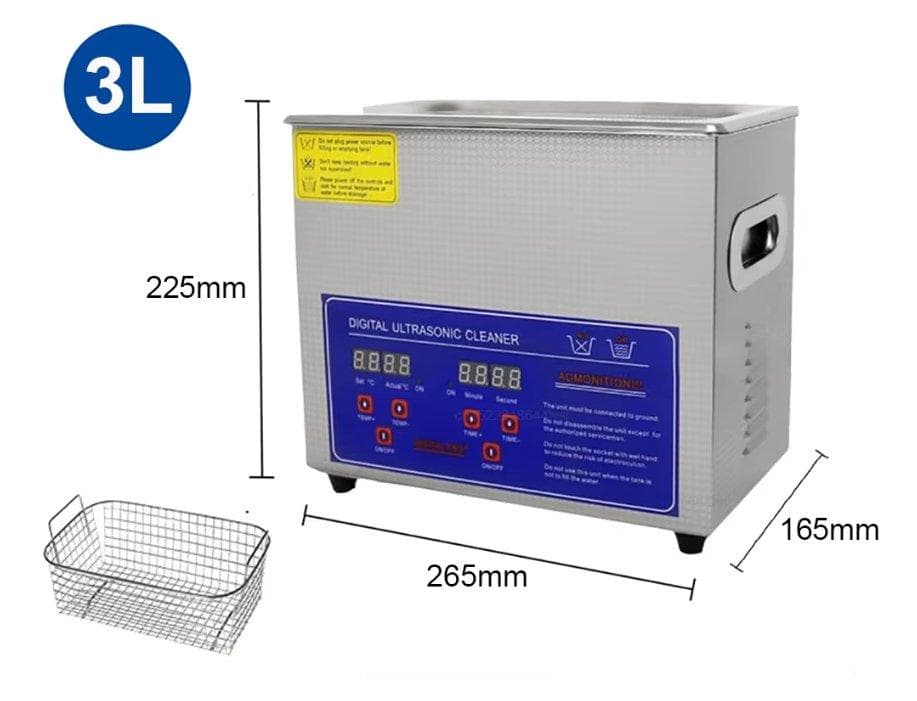 デジタル超音波洗浄機 3L Amazon | MXBAOHENG 3L超音波洗浄機 業務用 28/40KHZデュアル周波数