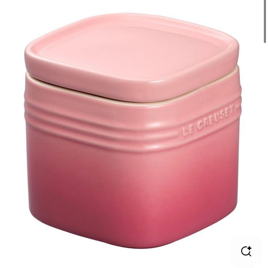 ル・クルーゼ スタッカブル ストレージジャー パッキン付き