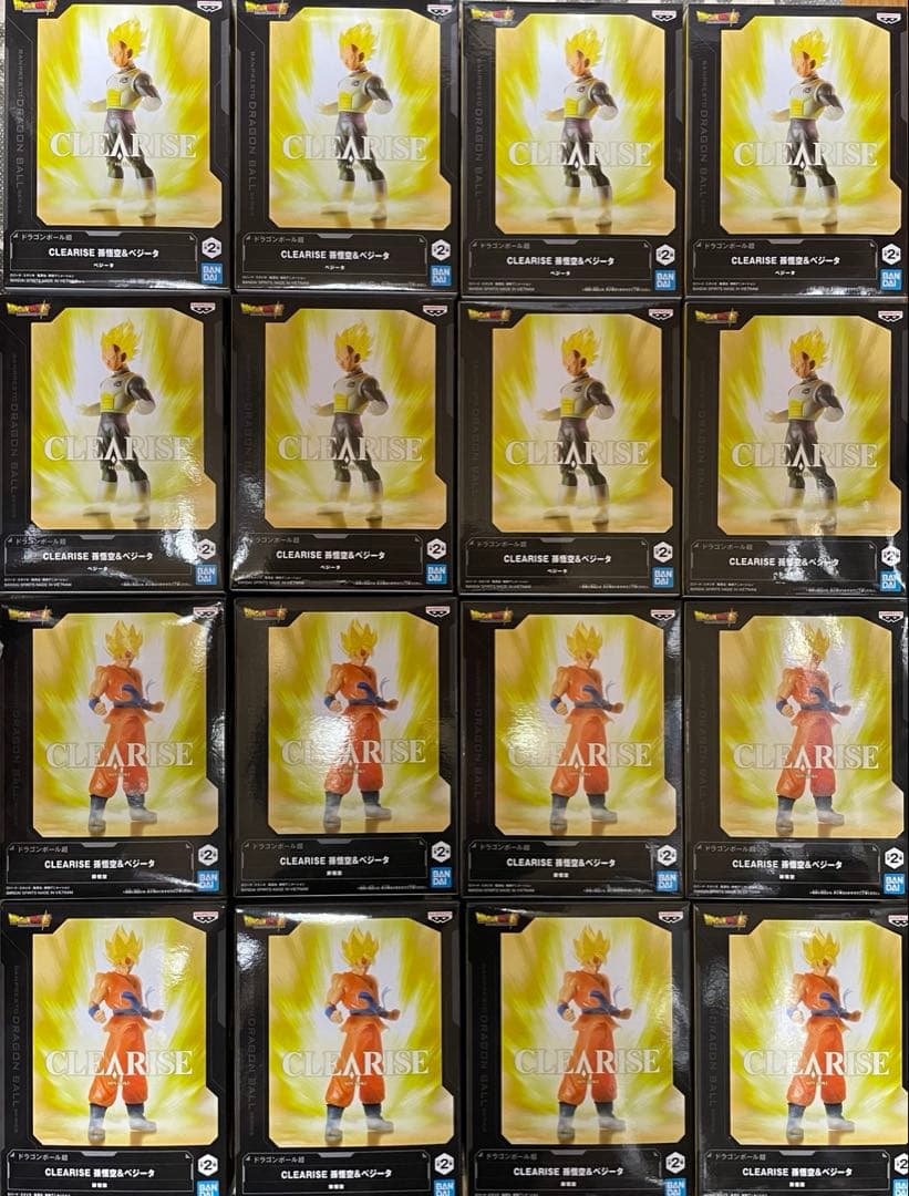 ドラゴンボール超 CLEARISE 孫悟空 ベジータ フィギュア 16個セット 🔥新商品入荷🔥／ #ドラゴンボール超 からドラゴンボール超 CLEARISE