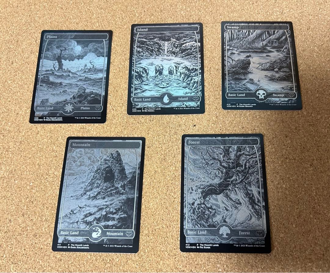 MTG The Moonlit Lands 銀幕 foil 基本土地 プロモ - メルカリ