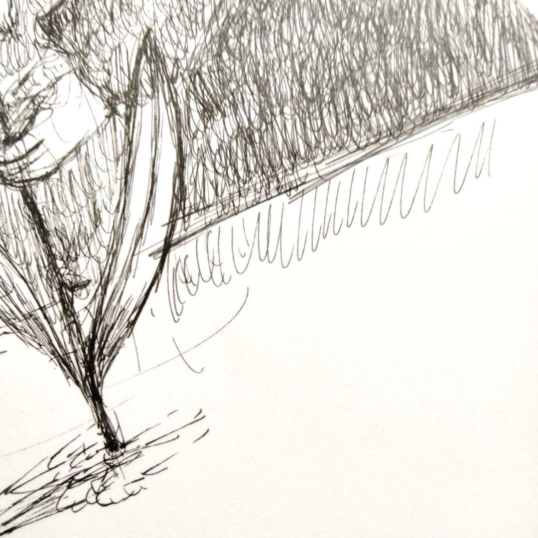 ☆ 柴原幸智 極細ペン画 原画 美術品・アンティーク・コレクション