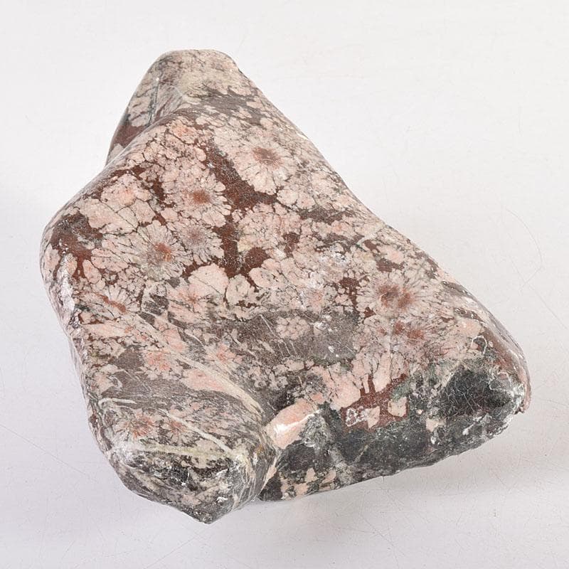 天然石　鑑賞石　菊花石　置物　重さ約1423g　V R8540 菊花石 No.265 【鑑賞用鉱石】高さ:約22cm 幅:約15cm 重さ:約3.3kg