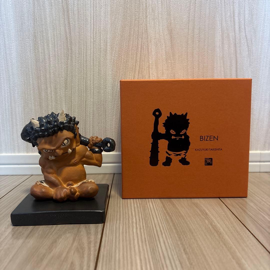 瀧下和之 Kazuyuki TAKISHITA 備前国赤鬼像 ed.88 瀧下和之作品】赤鬼フィギュア