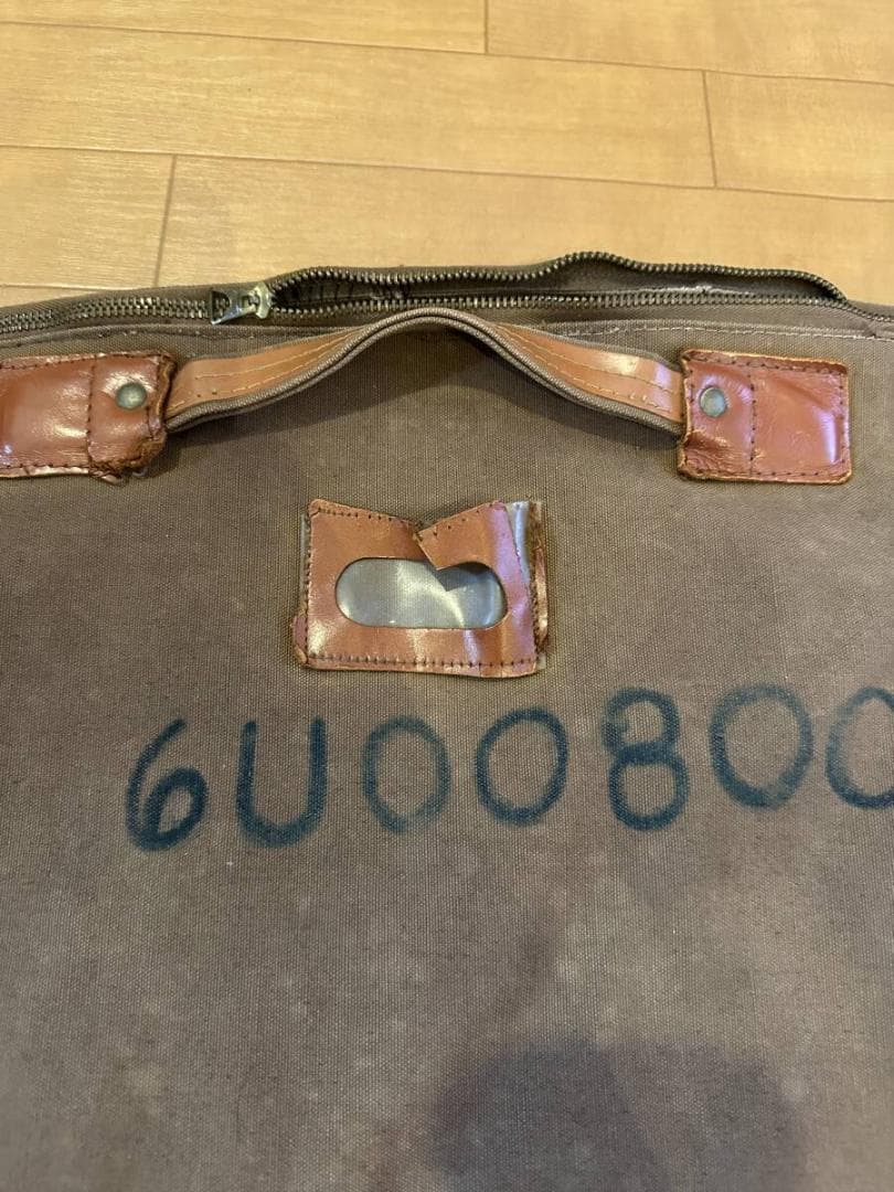 ビンテージ 40s ミリタリー 軍物 WW2 バッグ ステンシル コンマー 40's【ビンテージ】【米軍実物】【U.S.ARMY】ステンシル【デニム