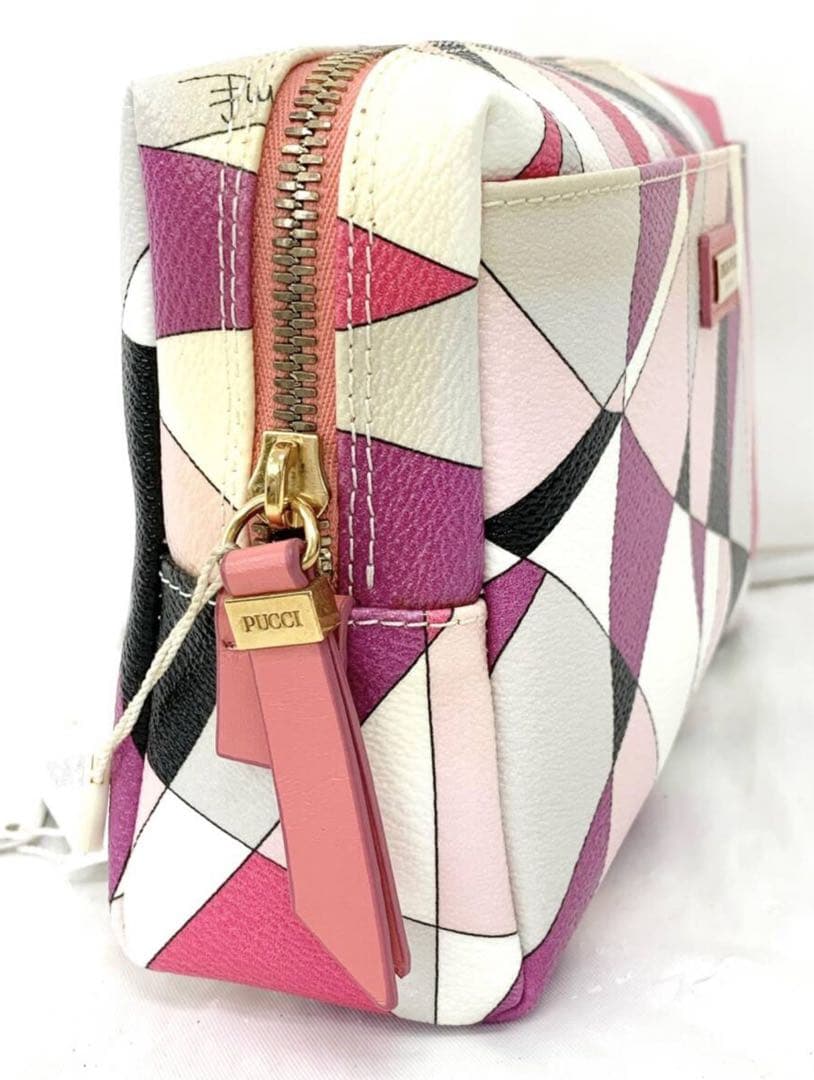 T04/109EMILIOPUCCIエミリオプッチプッチ柄ポーチ マルチカラー - メルカリ