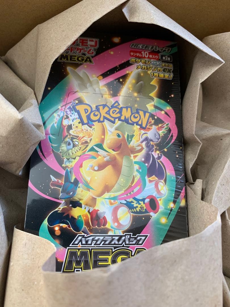 ポケモンカード MEGAドリームex 1BOX シュリンク付き　ポケセン当選品 ポケモンカードゲーム 新品未開封 シュリンク付き ポケモンカード ハイ