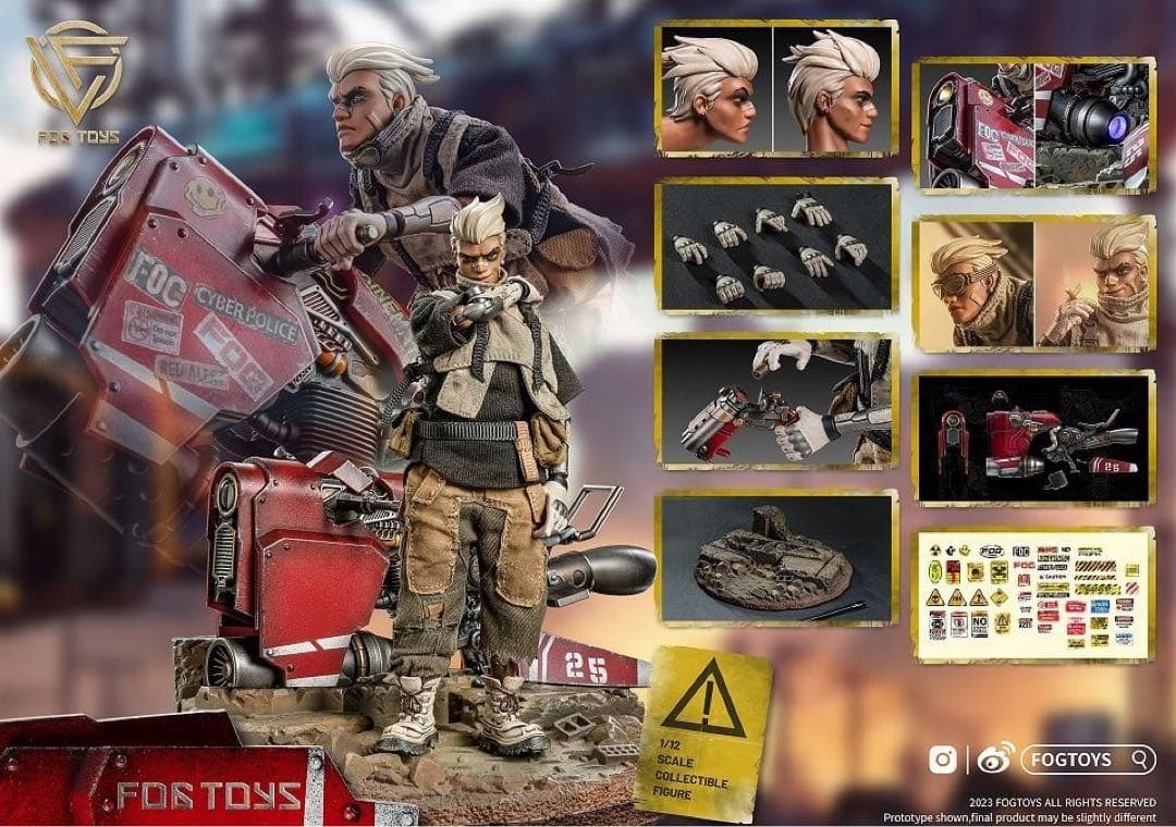 FOG TOYS EA01 ファンタジーA 1/12 フィギュア バイクセット Fantasy Alphabet Series EA01 A | HLJ.com