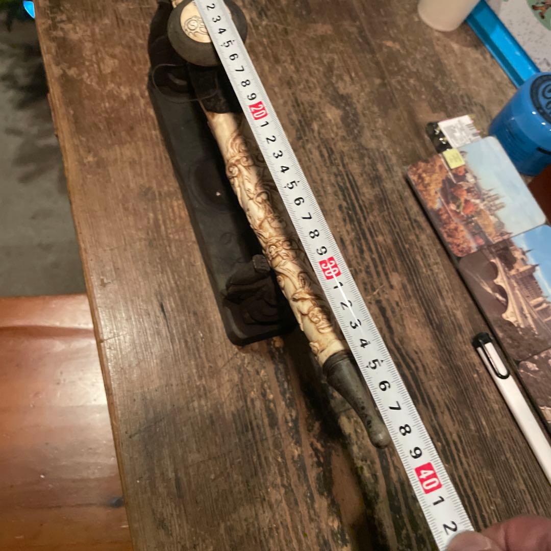 アンティーク 阿片 煙管 アヘンパイプ 煙管筒 中国骨董 中国古玩 古