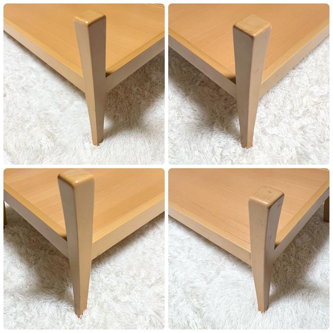 良品】 ガラステーブル ローテーブル 120 × 70 × 41 カリガリス