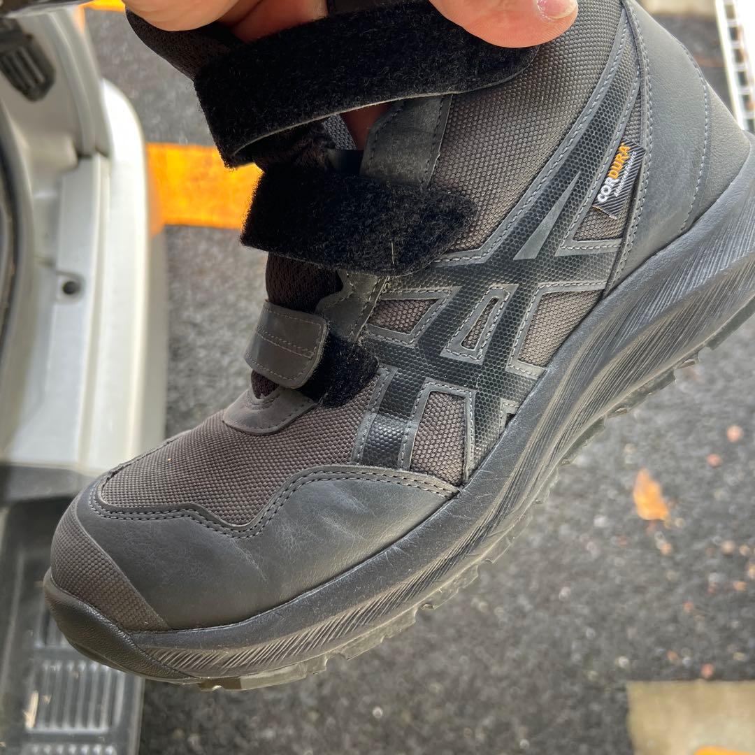 アシックスウィンジョブ®CP216 TOUGH 3Eグラファイトグレー×ブラック