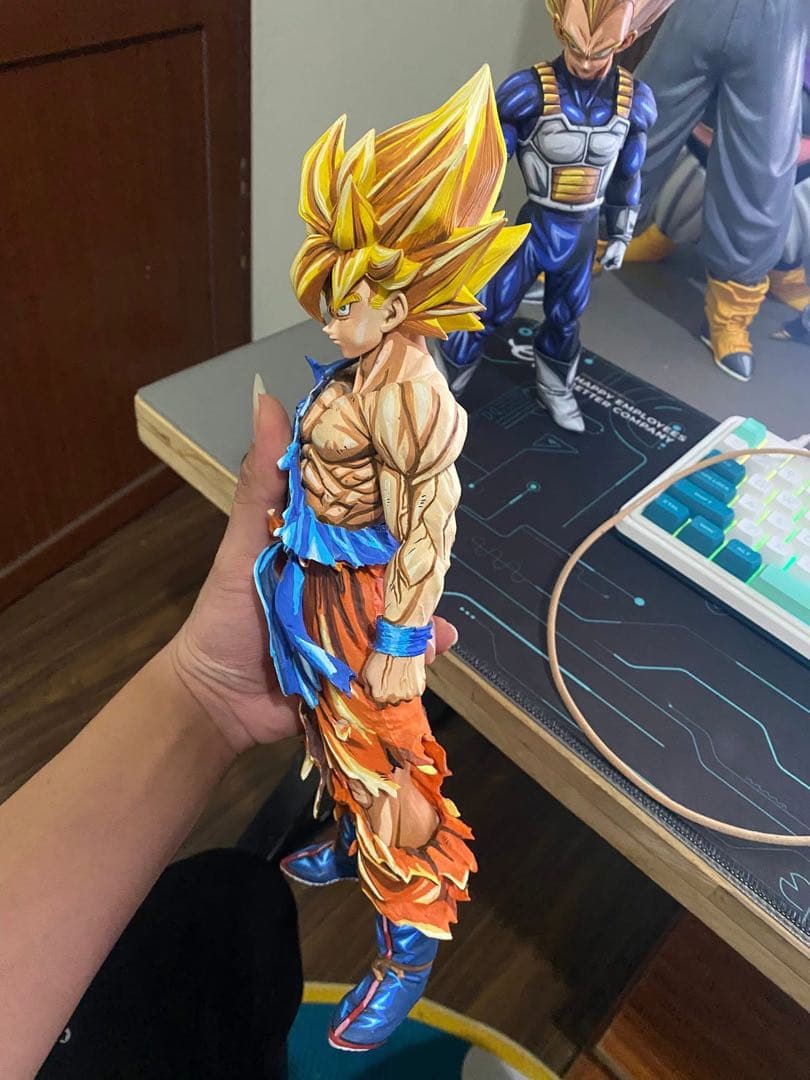 ドラゴンボール ベジータ悟空 フィギュアセット SMSP孫悟空リペイント