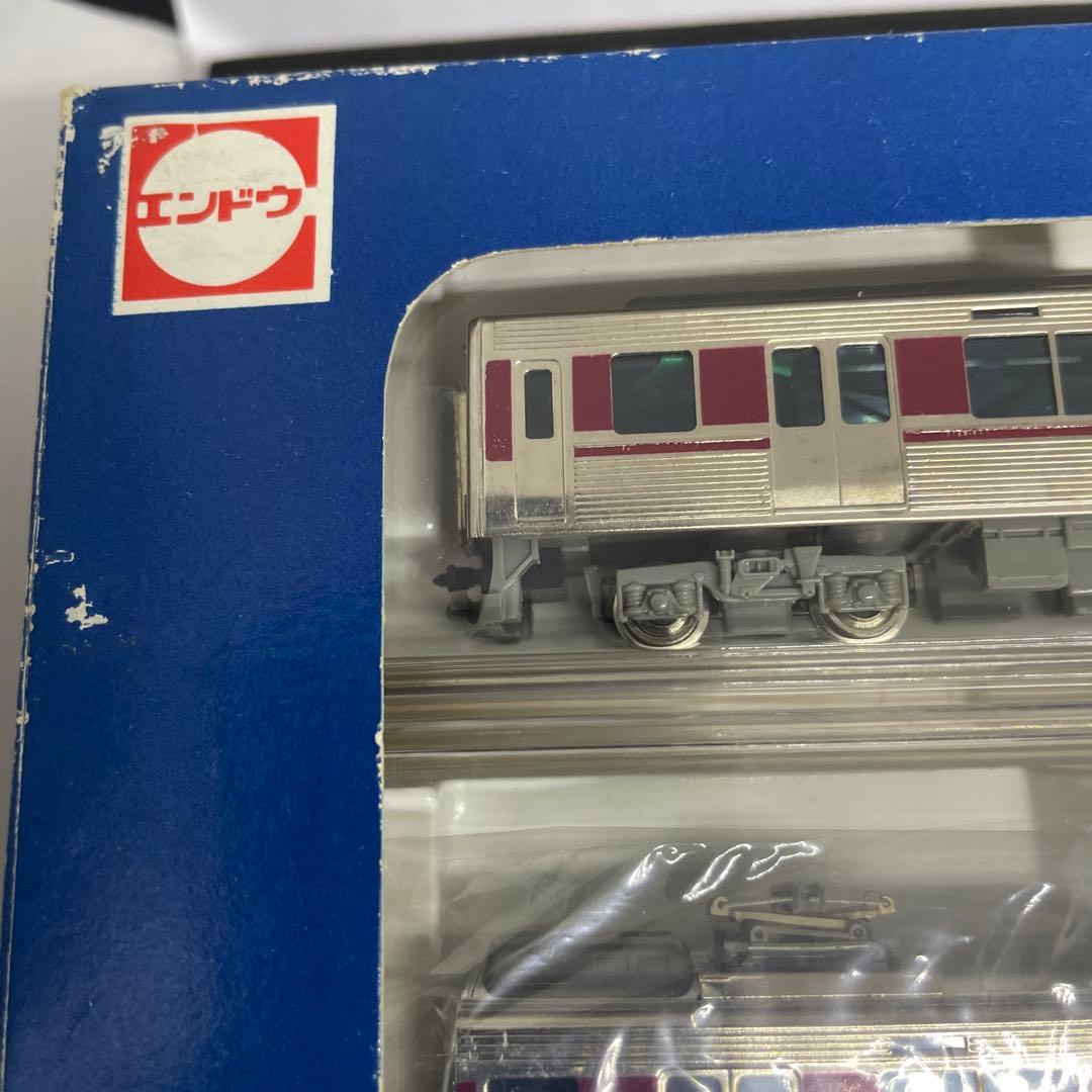 エンドウ 近鉄3000系ステンレスカ-3両ヘッドライト点灯[金属製美品