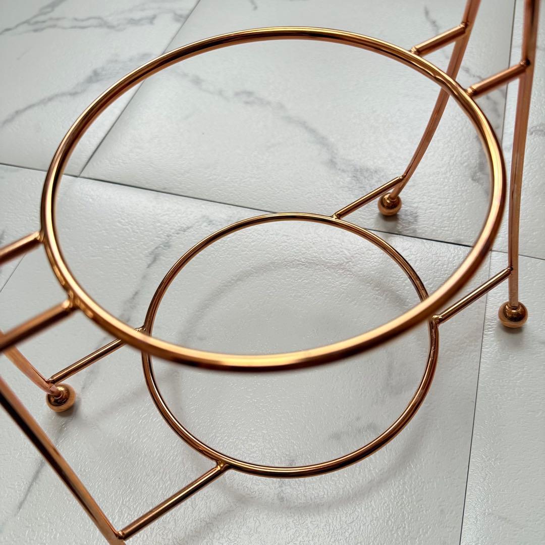 HEREND ヘレンド 2段 ケーキスタンド 35cm ローズゴールド - メルカリ