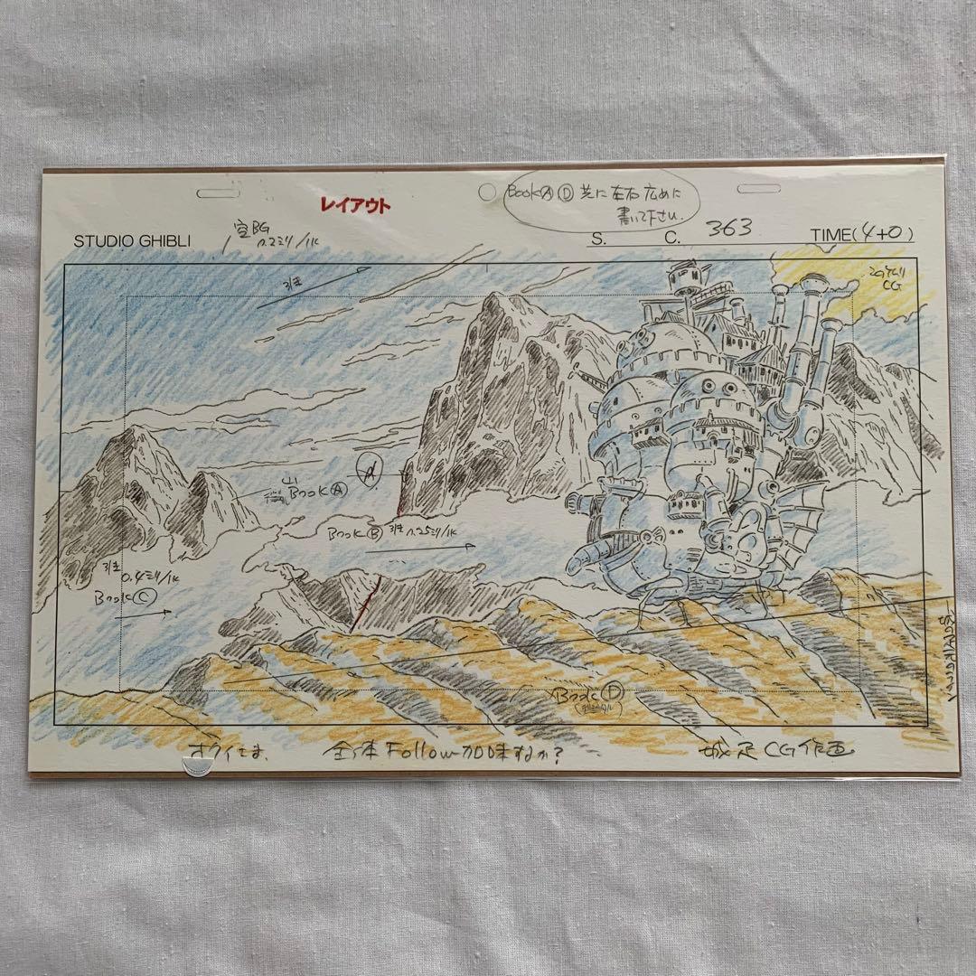 スタジオジブリ・レイアウト展 実寸レプリカ全20枚 コンプリート 原画