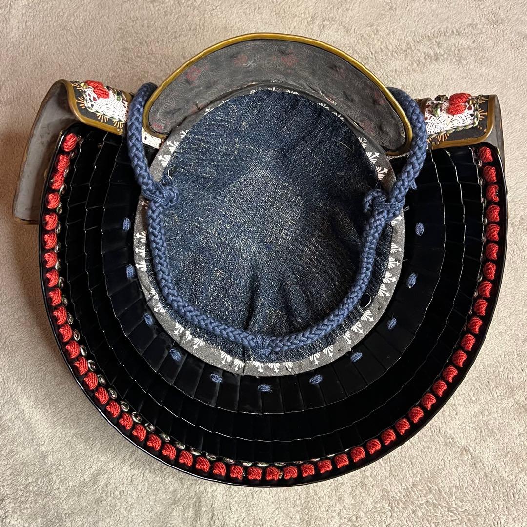 新品同様、美品！『光忍』丸武工房製【鎧•甲冑】紺糸威 黒胴 当世具足