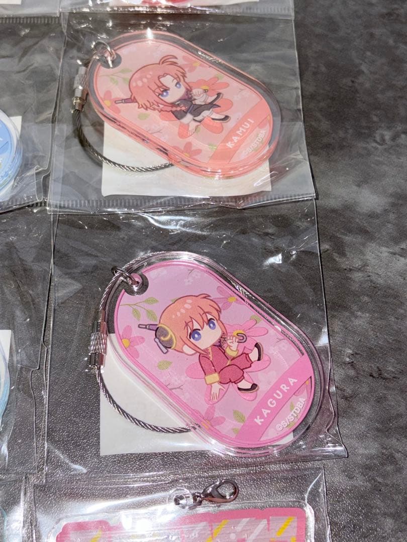 銀魂 3年Z組銀八先生 アクリルチャーム 2連ワイヤー BIG アクキー