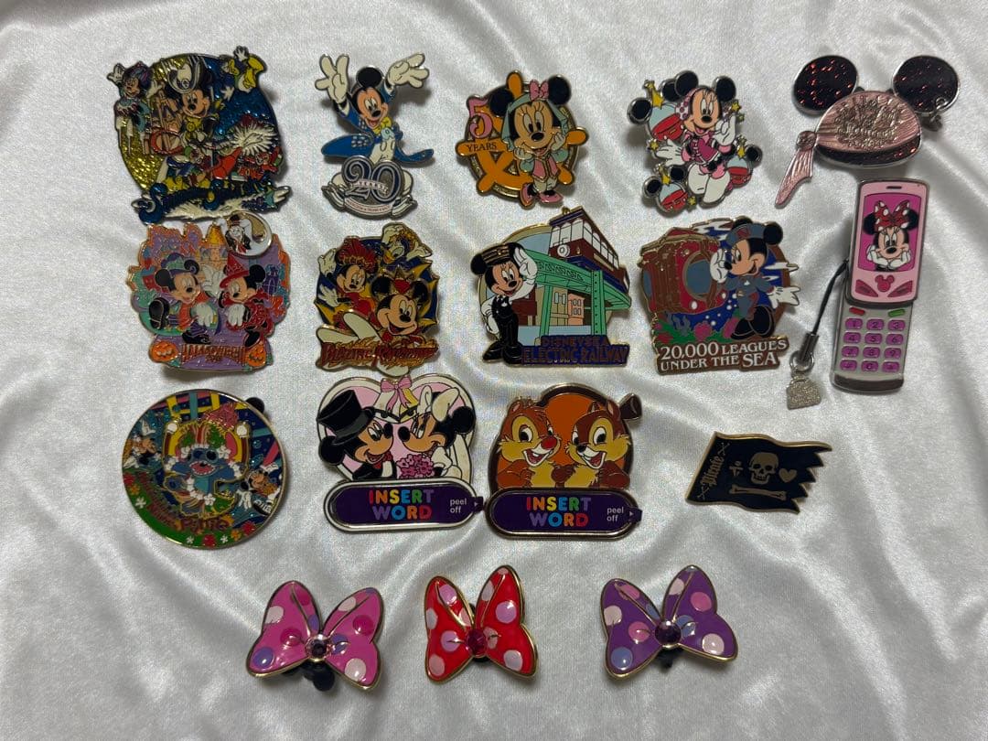 【お値下げ】ディズニー ピンバッジ 限定セット Amazon.co.jp: ディズニー ピンバッジセット パークアイコン デザイン