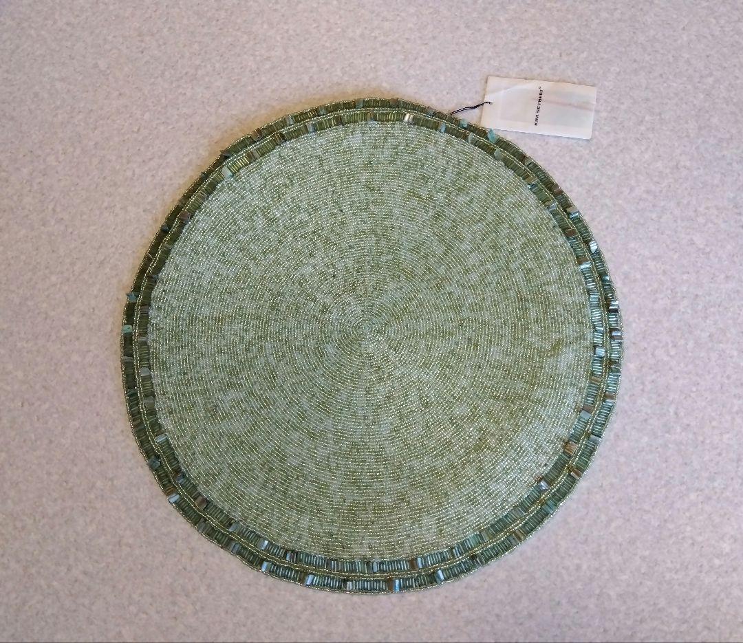 ★アメリカ★キムセイベルト★プレースマット★ビーズ★ ☆アメリカ☆キムセイベルト☆プレースマット☆ビーズ☆ オファー