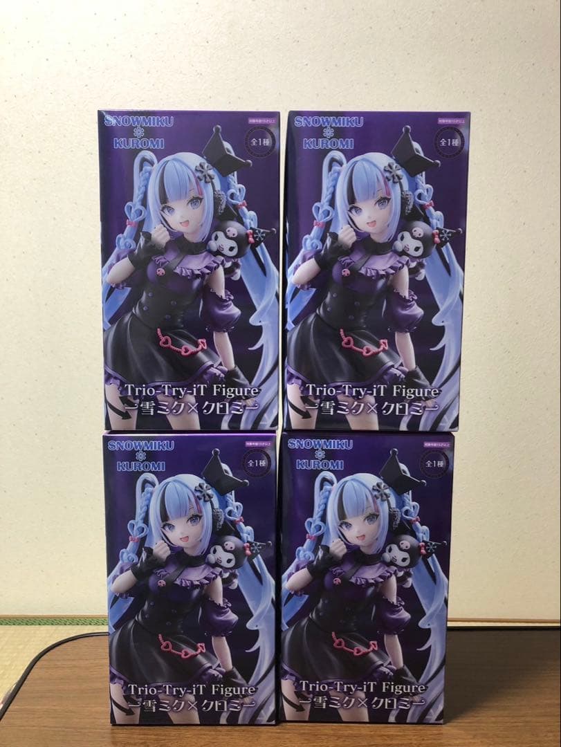 初音ミク 雪ミクxクロミ Trio-Try-iT フィギュア4体 - メルカリ