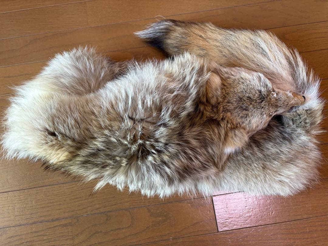 DRESS CAMP ドレスキャンプ キツネ 顔付き ファー 襟巻き マフラー 狐の和風マフラー ｜ Favorite