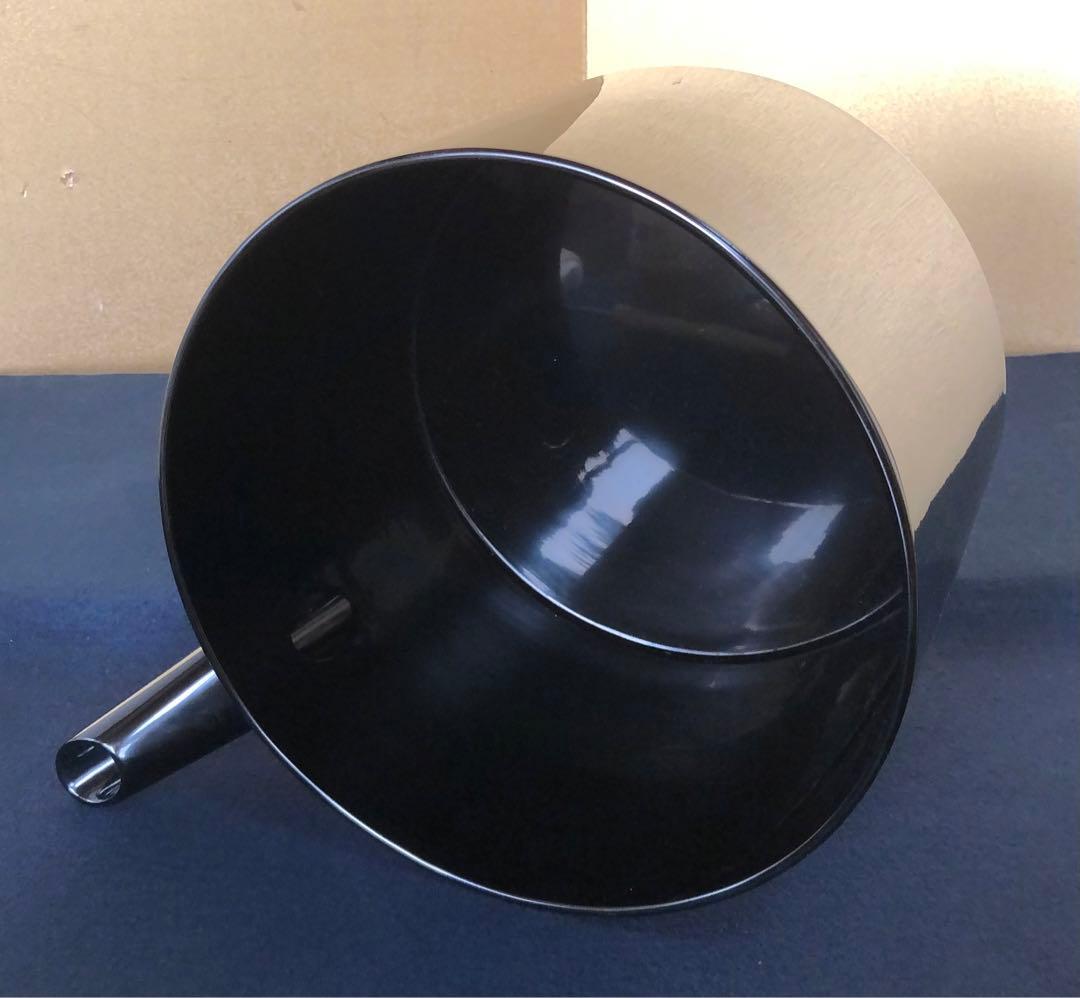 《レ》輪島塗 大口水指 塗師 茶平一斎 表千家永田宗伴 花押 260128く2