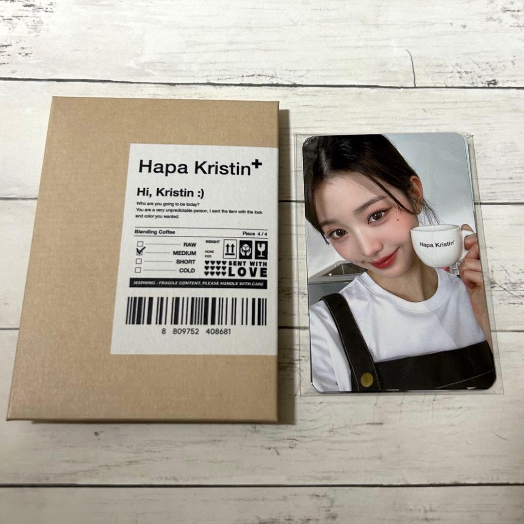 未開封・匿名】 IVE Hapa Kristin ウォニョン 4枚入り - メルカリ