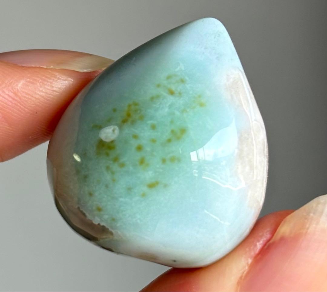 Ruby様　高品質　グリーン桜瑪瑙　スフィア　桃