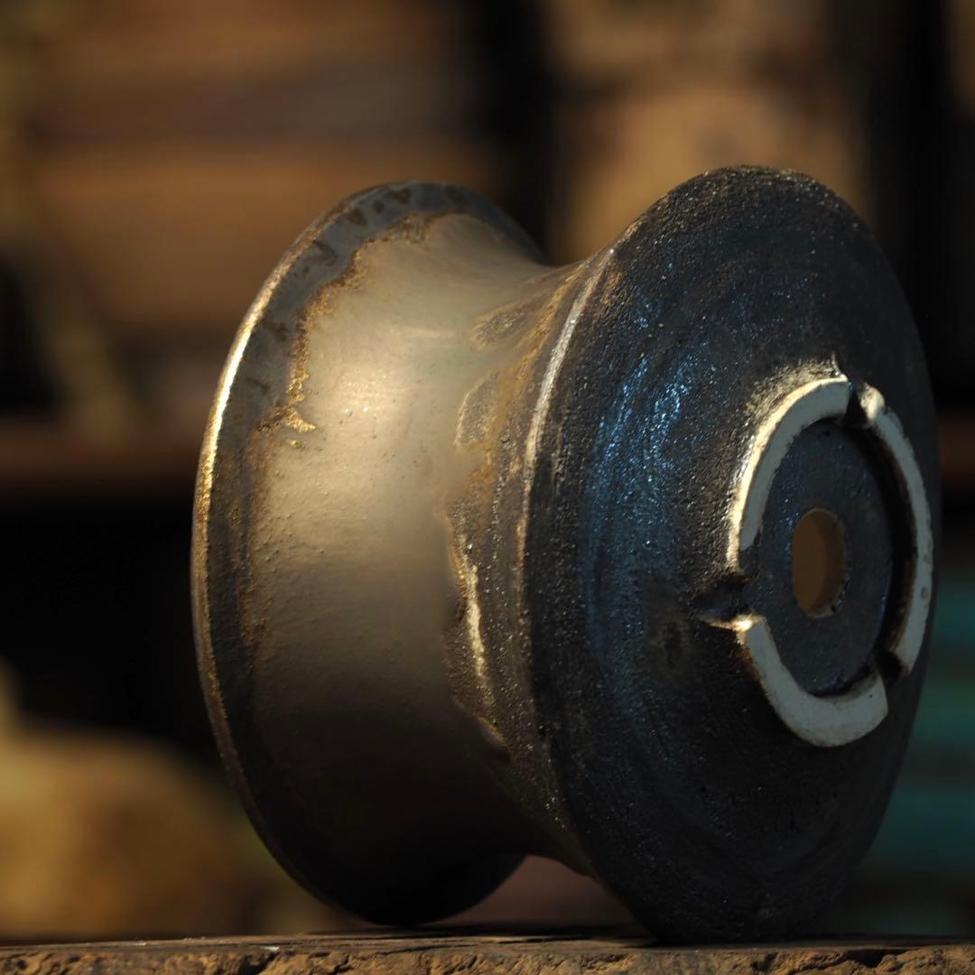 鷲ノ巣】黒金彩 植木鉢(盆栽鉢)251004-1/1