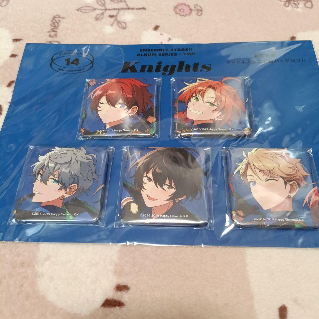 Knights あんスタ アルバム TRIP 有償特典 スクエア缶バッジ - メルカリ