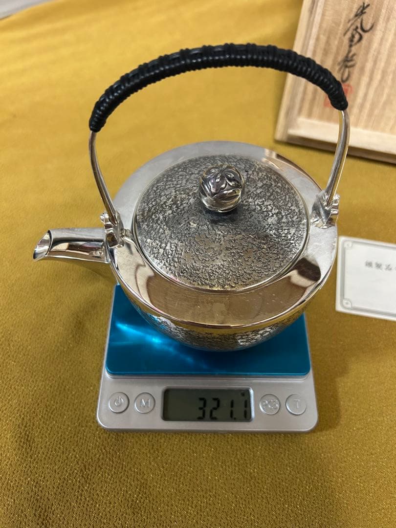 純銀 二代 石黒光南作 急須 321g - メルカリ