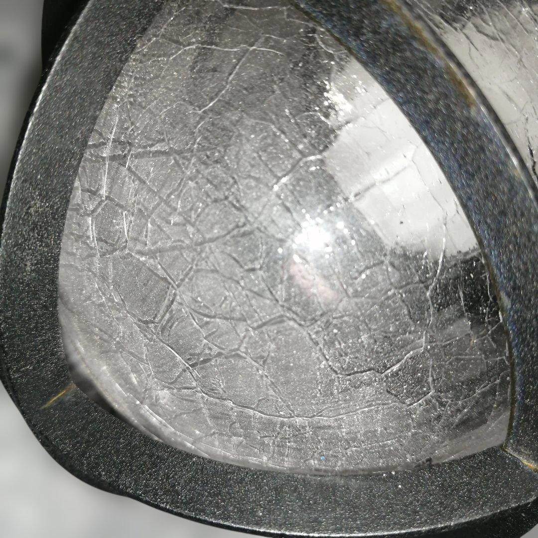 factory 船内レトロなアイアン×クラックガラスのシーリングライト 中古