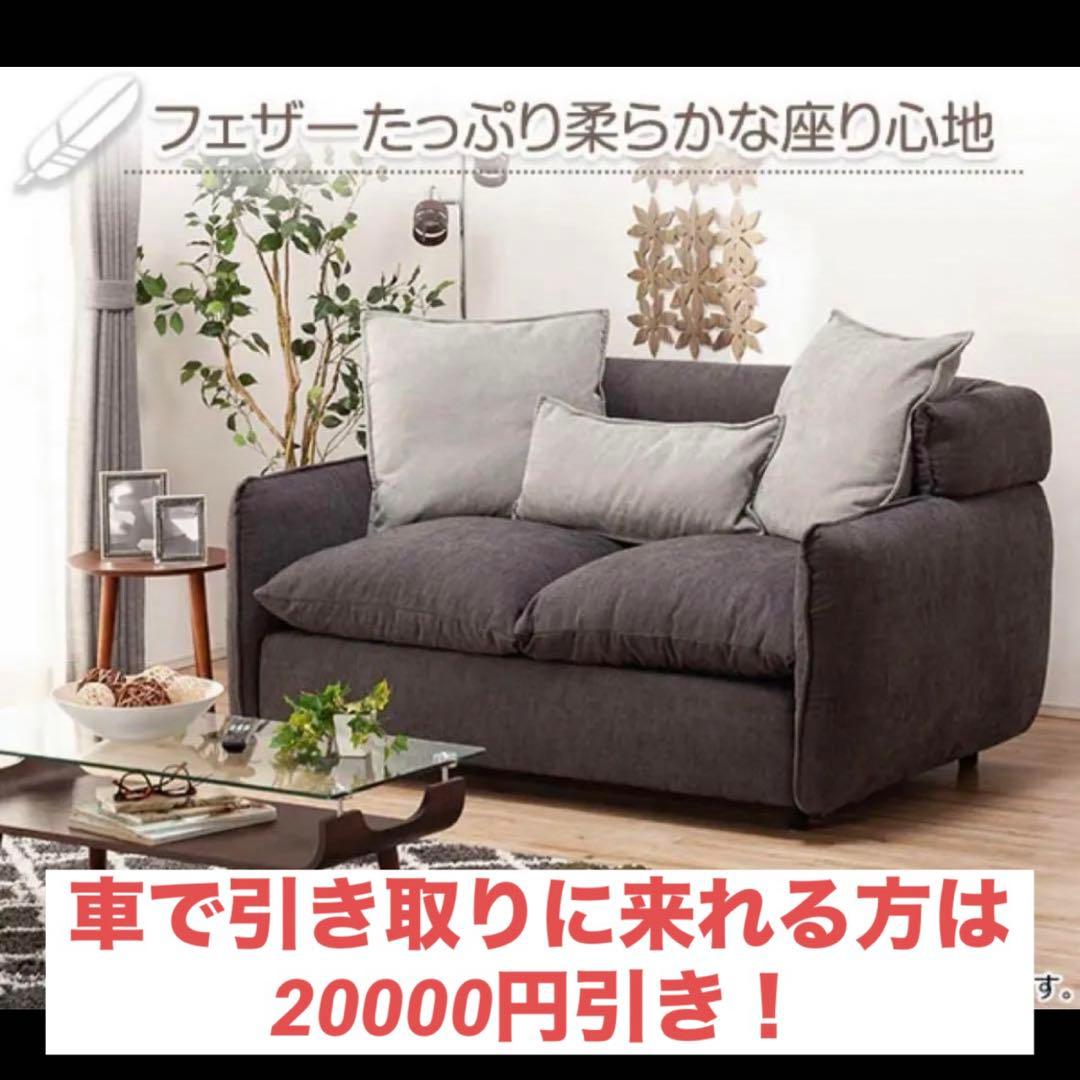 ソフティーナ 2人用 ニトリ ソファ - メルカリ