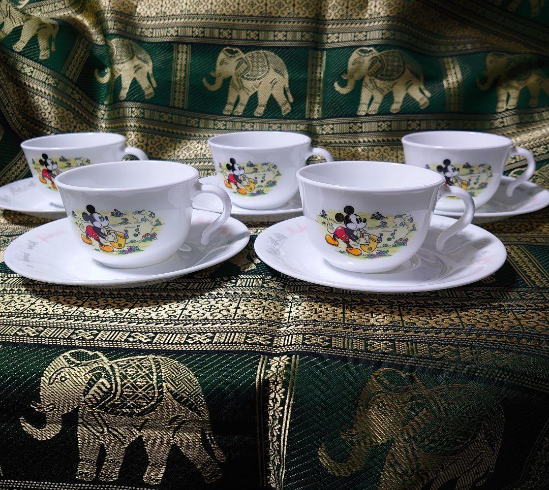 鳥取民藝 中井窯 中井焼 カップ&ソーサー 4客 鳥取因州 中井