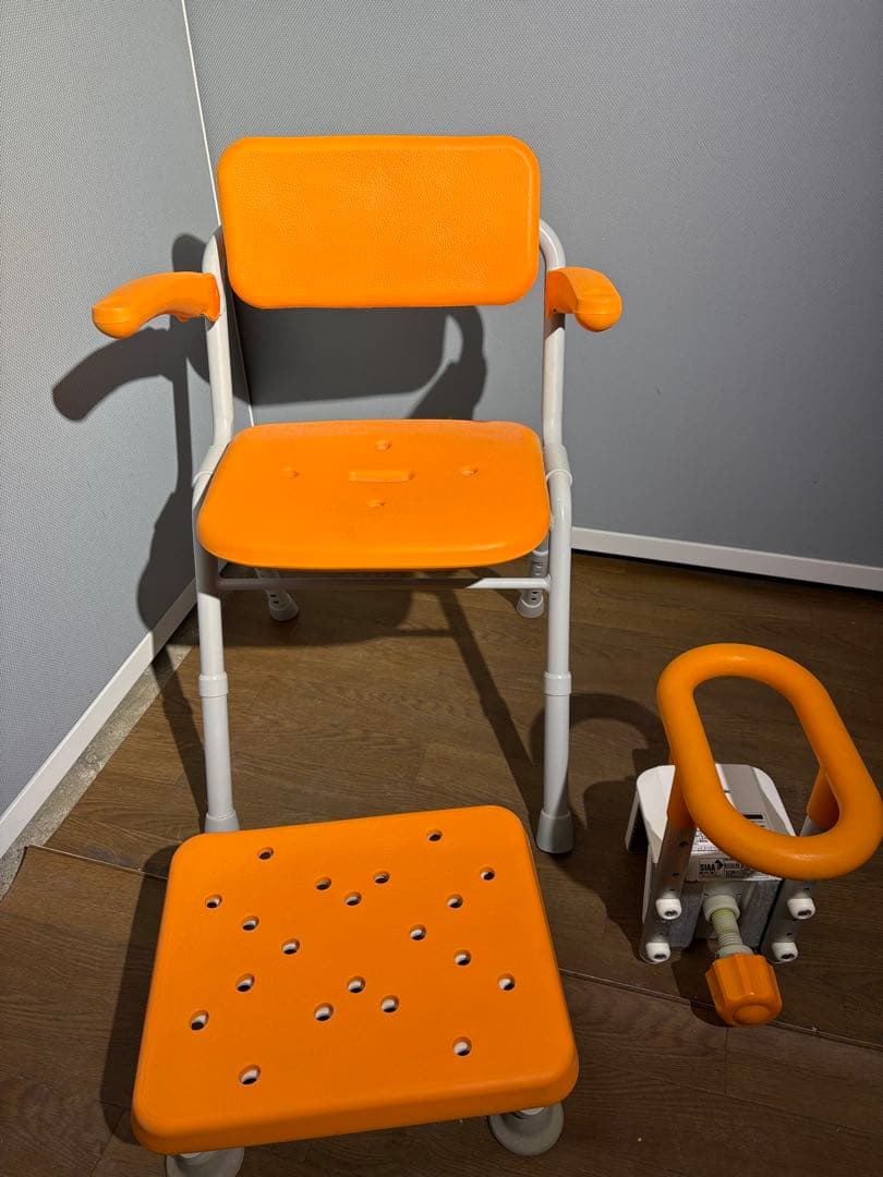 パナソニック シャワーチェア AirミドルSPワンタッチ PN-L41831 シャワーチェア（Air）ミドルSPワンタッチ プレミアム｜ヤガミホーム