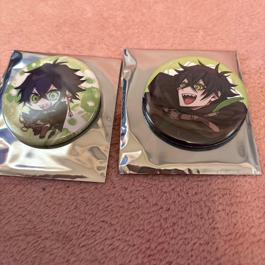 シャークん モノパス アニメイトカフェ 想い出メ森の喫茶店 缶バッジ