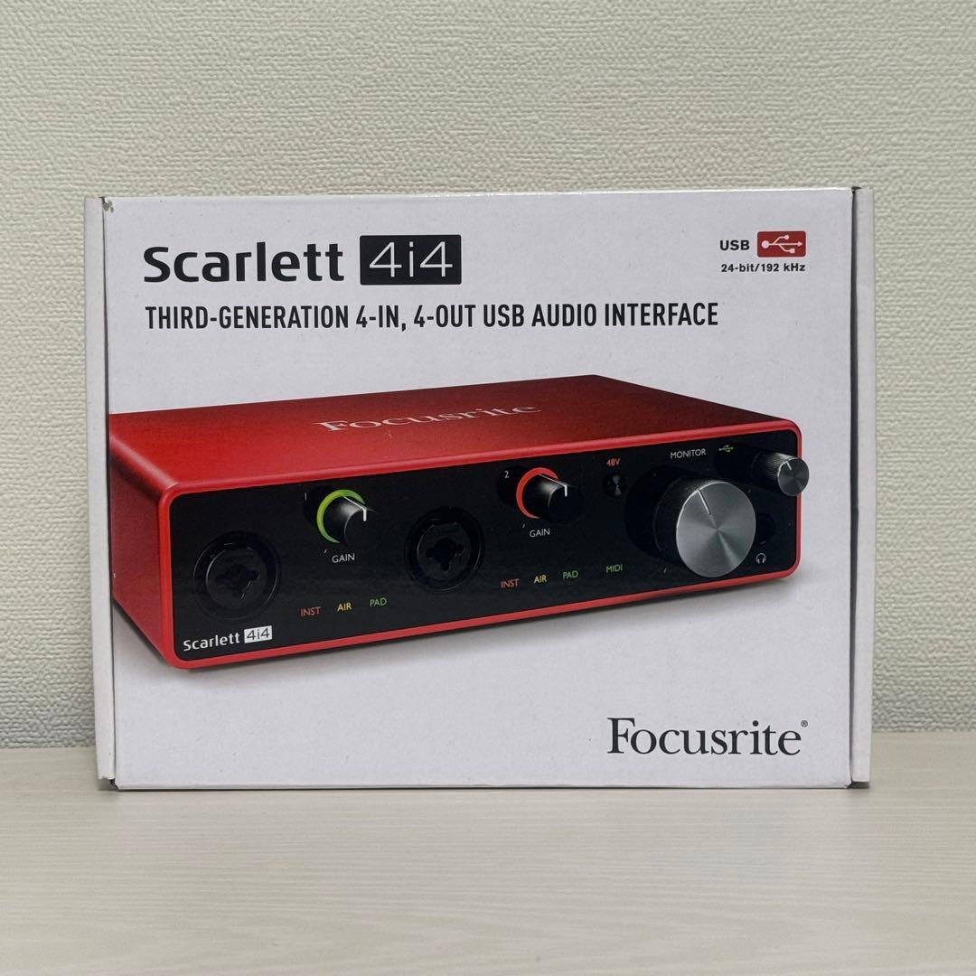 Focusrite Scarlett 4i4 オーディオインターフェイス Amazon.com: Focusrite Scarlett 4i4 USB Audio/MIDI Interface (3rd