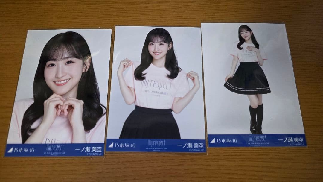 乃木坂46 一ノ瀬美空 生写真 My respect ライブT コンプ - メルカリ