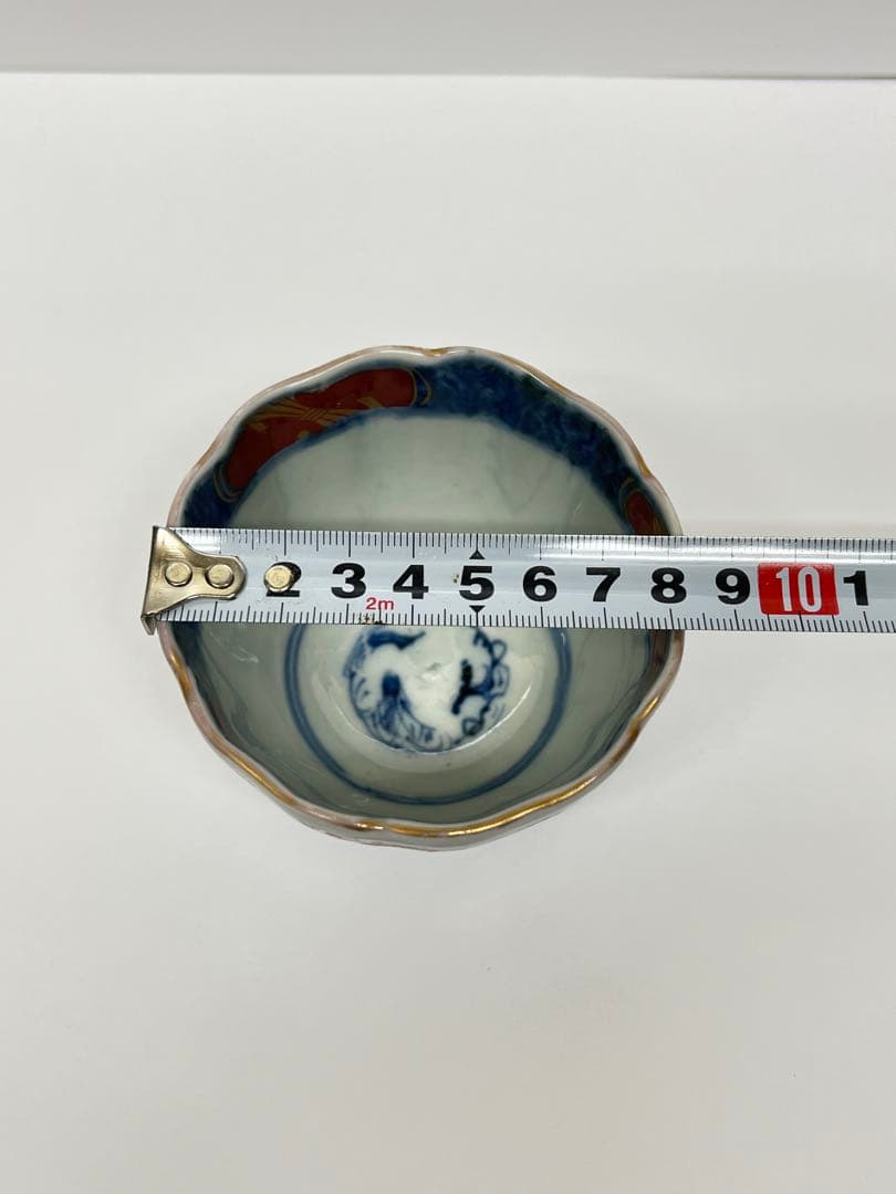 時代物 大明年製 蕎麦猪口 染付 金彩色絵 5客揃 - メルカリ