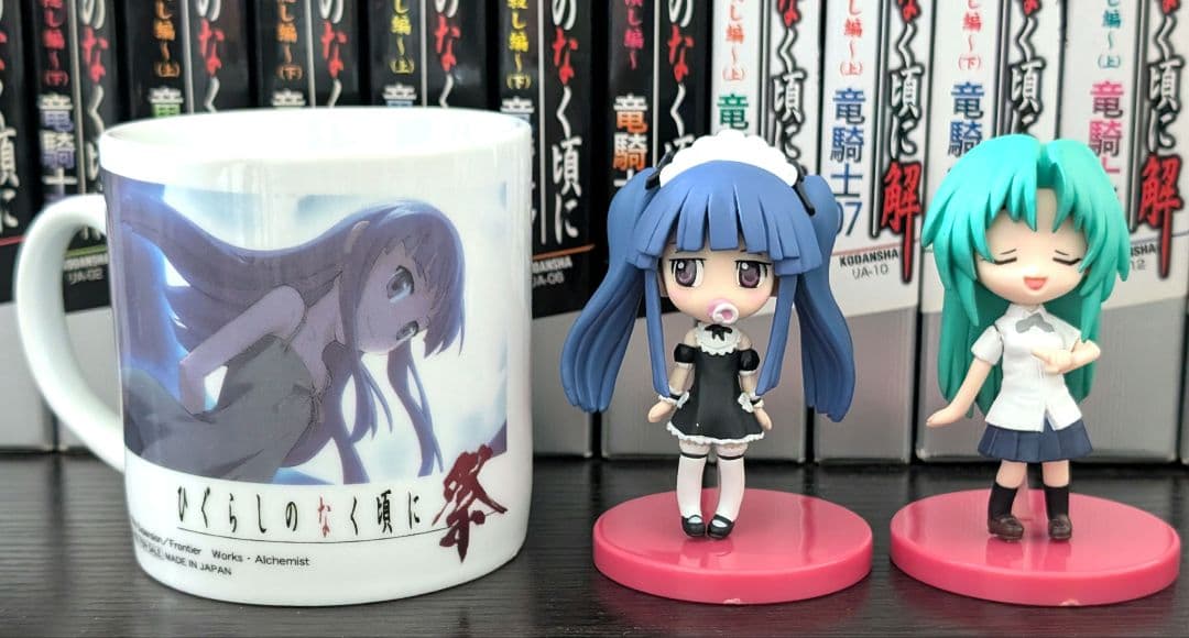 ひぐらしのなく頃に フィギュア マグカップ 3点セット CCさくら」ケロちゃんマグがキュート♪ さくらの氷の彫刻風フィギュア