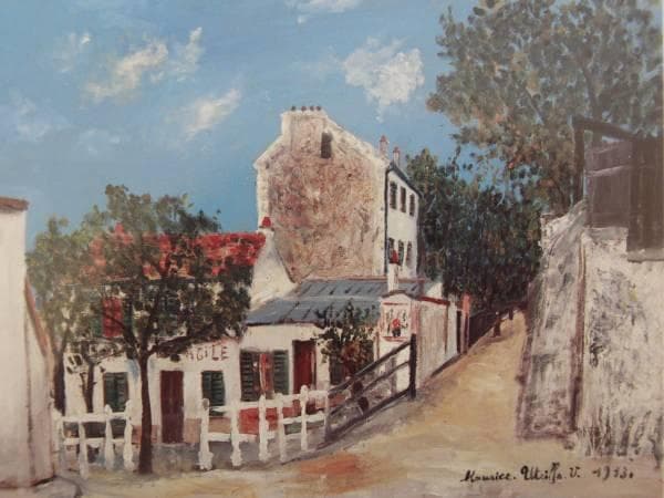 ユトリロ、ラパン・アジル、希少画集画、新品額装付 - メルカリ