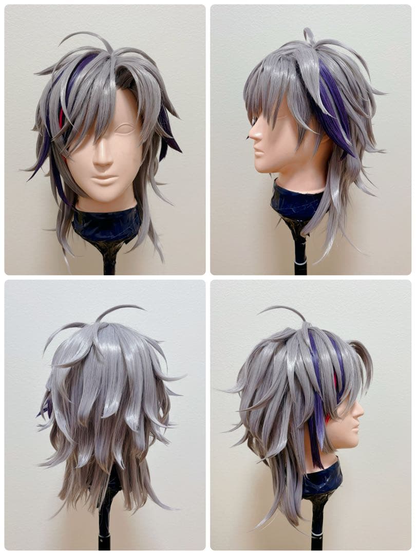にじさんじ 不破湊 ウルフ 正月 ウィッグオーダー にじさんじ】不破湊風コスプレウィッグの作り方！ 前髪チェンジで別Ver