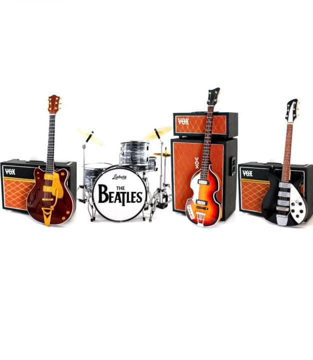 The Beatles ミニチュア楽器セット ビッグサイズ