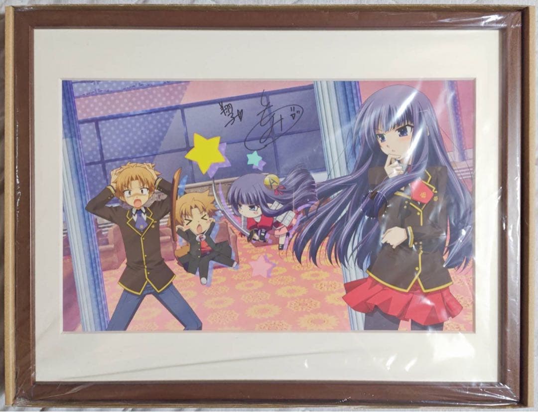 バカとテストと召喚獣 磯村知美 (霧島翔子) 直筆サイン入り 複製原画 霧島翔子/バカとテストと召喚獣 | NeoApo アニメ・ゲームデータベース