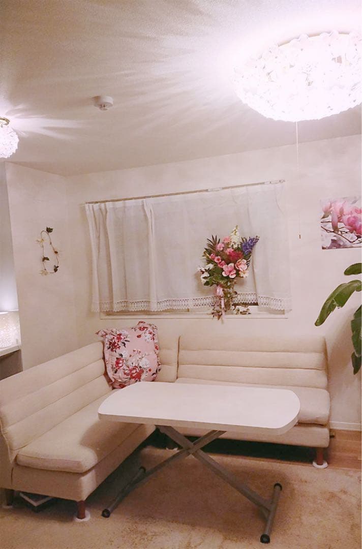 格安！コーナーソファー お洒落なベージュ！値下げok ソファー カウチソファー コーナーソファー おしゃれ 4人掛け l字