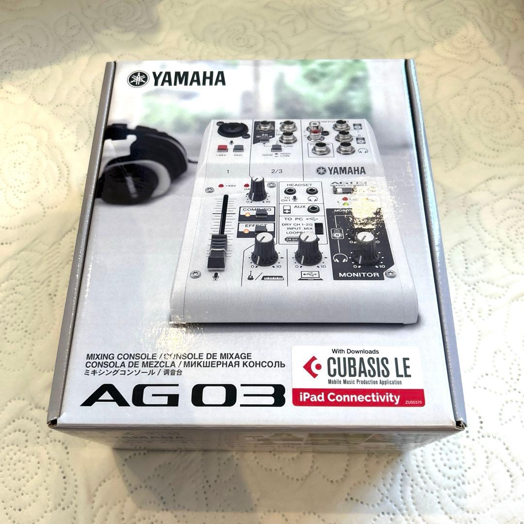 YAMAHA AG03 オーディオインターフェイス　美品 YAMAHA AG03（旧型） USBミキサー / オーディオインターフェース