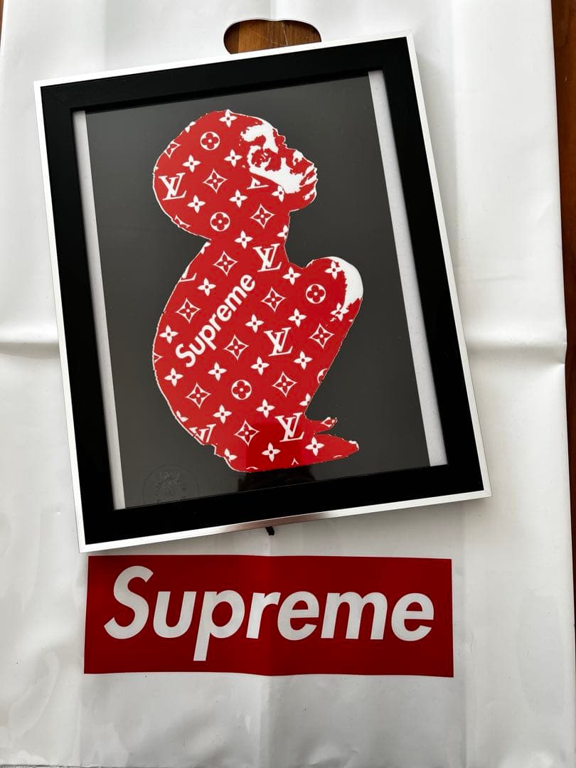 Supreme フォトフレーム LOUIS VUITTON Sz L - 2000 Supreme X Louis Vuitton Brown Cease And Desist