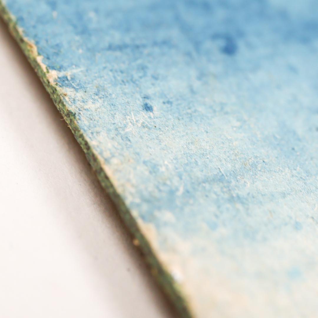 村松乙彦 海辺 風景画 肉筆 色紙絵