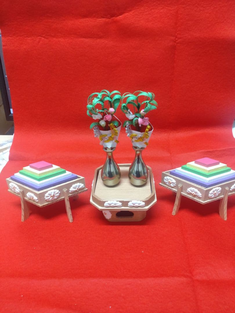 【雛蔵】杉菱台三宝（中） 楽天市場】雛人形用道具 【菱台三宝】3点セット（菱餅2個 三宝1個） 雛