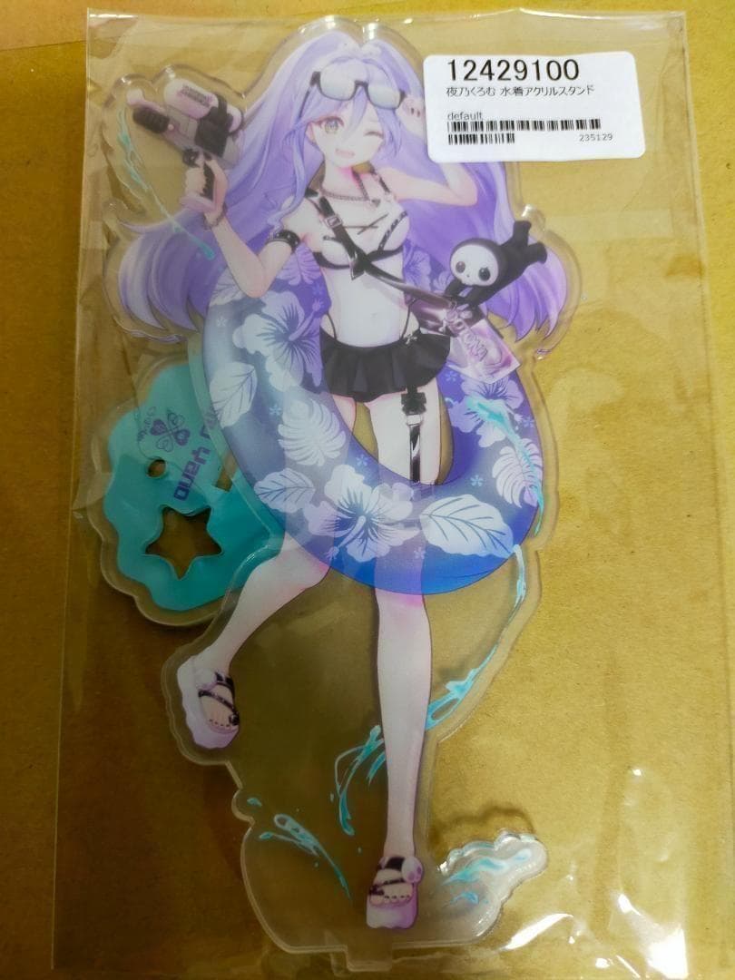 VGGC10th くろーばーべあ 夜乃くろむ アクリルスタンド ぶいすぽっ