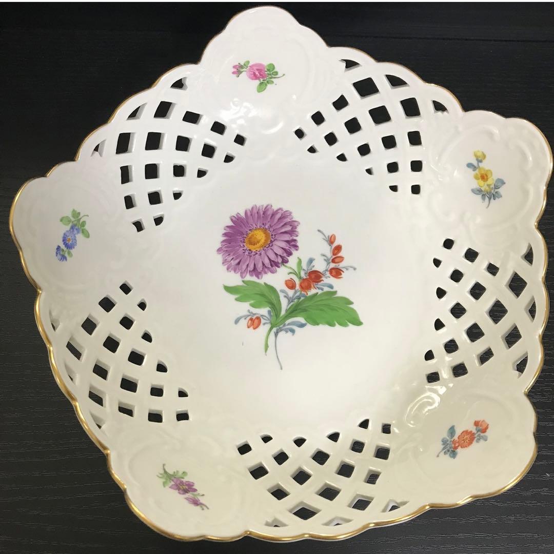 マイセン　透かしプレート　透かしボウル 2026年最新】Yahoo!オークション -マイセン プレート 透かしの中古品